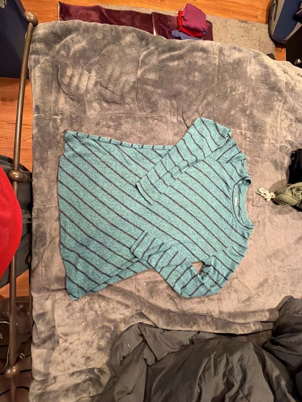 NIC+ZOE Women's Striped Long Sleeve Knit Top Size XS